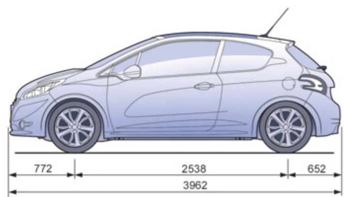PEUGEOT 208 - Frein de stationnement manuel - 5