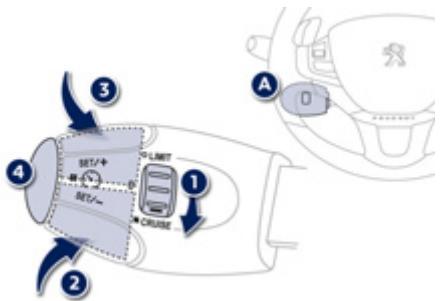 PEUGEOT 208 - Commandes sous-volant - 1