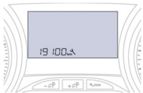 PEUGEOT 208 - Indicateur d'entretien - 1