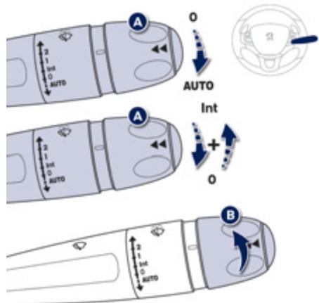 PEUGEOT 208 - Commande a : essuie-vitre avant - 2