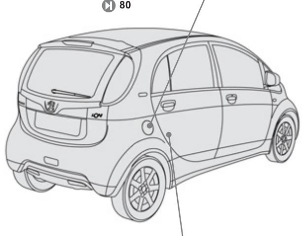 PEUGEOT ION - Trappe de recharge normale - 2