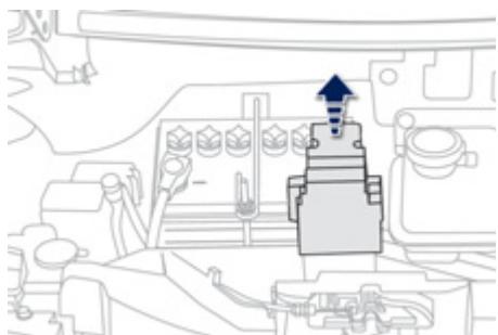PEUGEOT ION - Démarrer à partir d'une autre batterie - 1