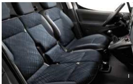 PEUGEOT PARTNER - Une modularité inédite avec l'innovante banquette multi-flex - 1