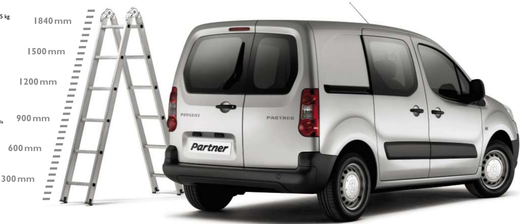 PEUGEOT PARTNER - Volumes gamme utilitaires peugeot - 6