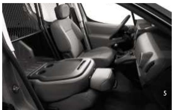 PEUGEOT PARTNER - Une modularité inédite avec l'innovante banquette multi-flex - 5