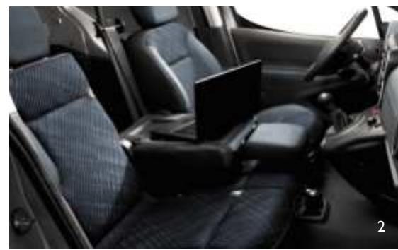 PEUGEOT PARTNER - Une modularité inédite avec l'innovante banquette multi-flex - 2