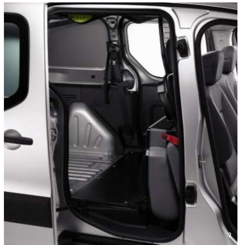 PEUGEOT PARTNER - Personnes à bord avec la version cabine approfondie - 2