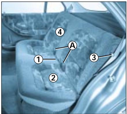 PEUGEOT 306 - Pour rabattre le dossier - 3