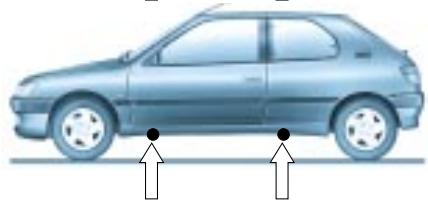 PEUGEOT 306 - Accès à la roue de secours - 3