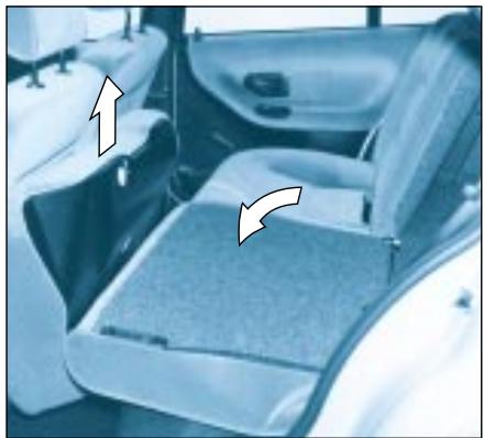 PEUGEOT 306 - Pour rabattre le dossier - 4