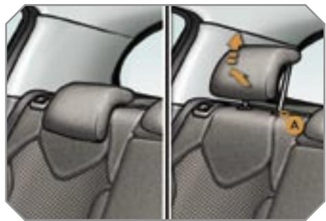 PEUGEOT 308 - Appuis-tête arrière - 1