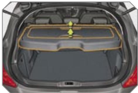 PEUGEOT 308 - Tablette avec rangement intégré - 1