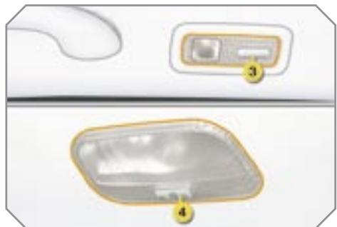 PEUGEOT 308 - Les plafonniers - 2