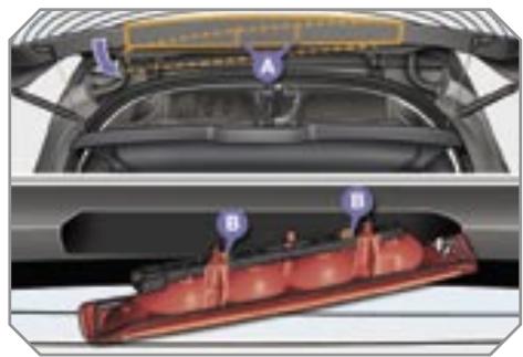 PEUGEOT 308 - Changement du troisième feu de stop (4 lampes w 5 w) - 1