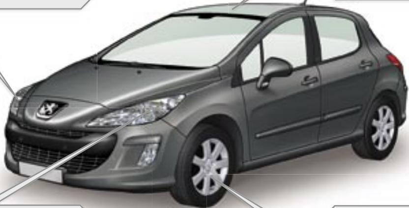 PEUGEOT 308 - L'éclairage d'accueil - 1