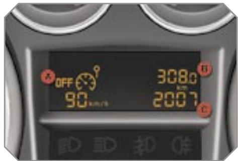 PEUGEOT 308 - L'afficheur - 1