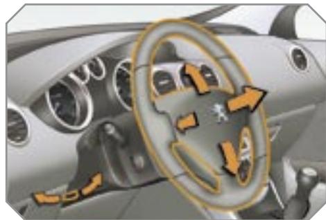 PEUGEOT 308 - Le réglage du VOLANT - 1
