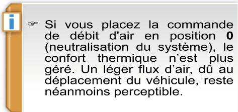 PEUGEOT 308 - Réglage du début d'air - 2