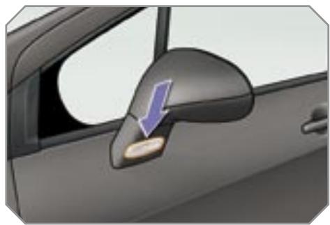 PEUGEOT 308 - Changement des répétiteurs latéraux de clignotant intégré - 1