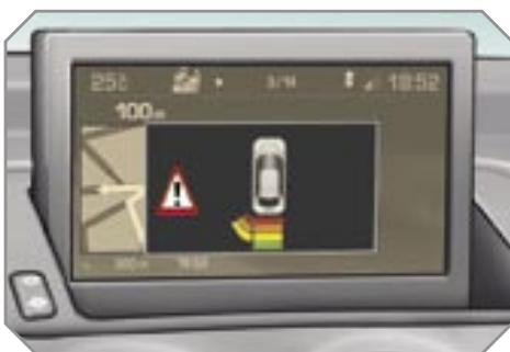 PEUGEOT 308 - L'aide graphique et SONORE au stationnement avant et/ou arrière - 5