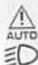 PEUGEOT 407 - Témoin du système de correction automatique statique des projecteurs - 1