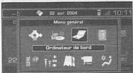 PEUGEOT 407 - L'accès par le menu général - 3