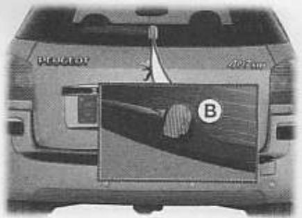 PEUGEOT 407 - Ouverture du coffre et de la lunette arrière - 1