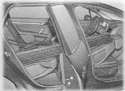 PEUGEOT 407 - Siège arrêté (voir chapitre correspondant): - 1