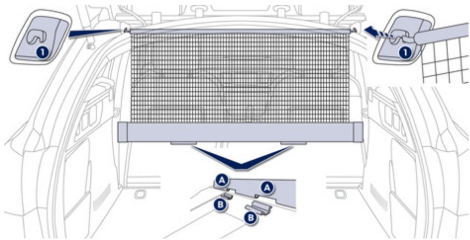 PEUGEOT 508 - Filet de retenue de charge haute (SW) - 1
