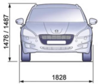 PEUGEOT 508 - Dimensions (en mm) - 3