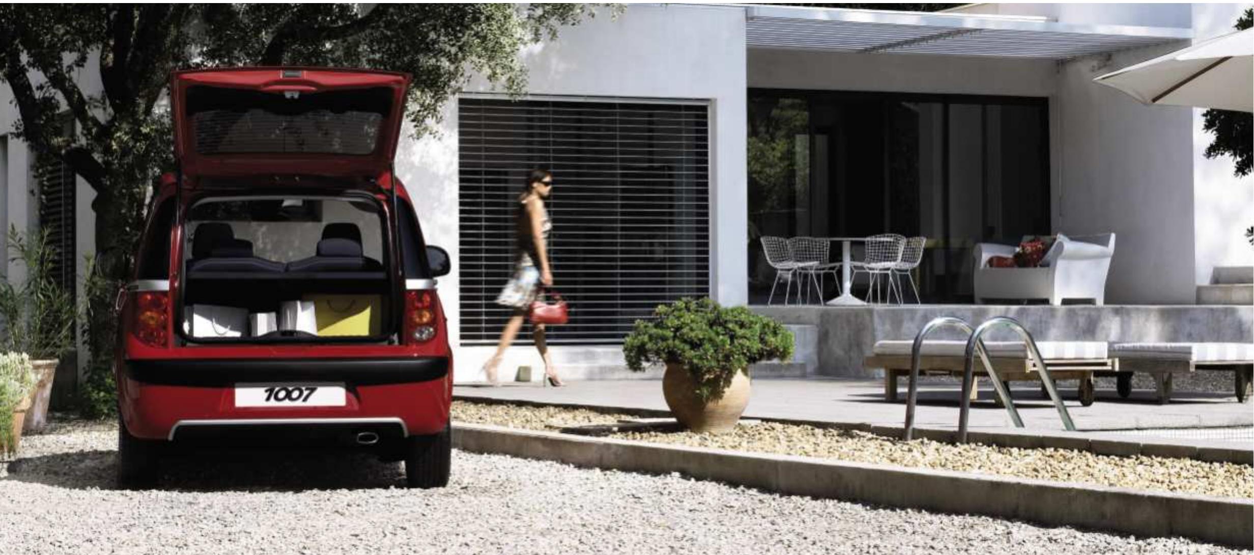 PEUGEOT 1007 - Accessibilité - 1