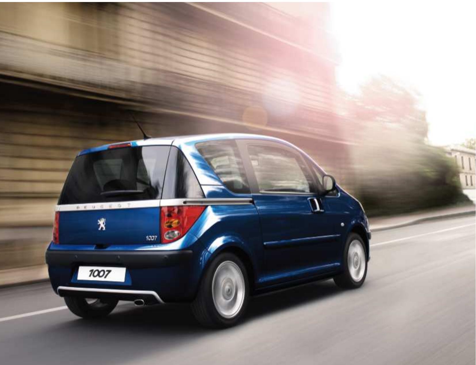 PEUGEOT 1007 - TEINTE OPAQUE - 1