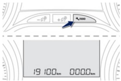 PEUGEOT 2008 - Remise à zéro du kilométrage journalier - 1