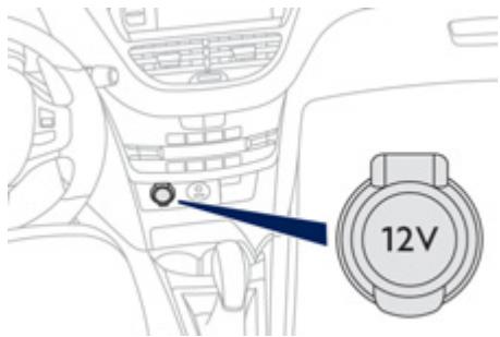 PEUGEOT 2008 - Prise accessoires 12 v - 1