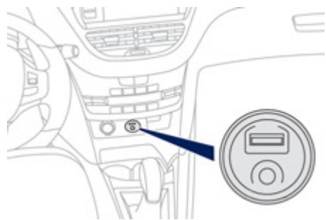 PEUGEOT 2008 - Prise USB / jack - 1