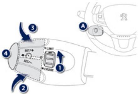 PEUGEOT 2008 - Commandes sous-volant - 1