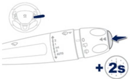 PEUGEOT 2008 - Remise à zéro du parcours - 1