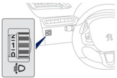 PEUGEOT 2008 - Réglage des projecteurs - 1
