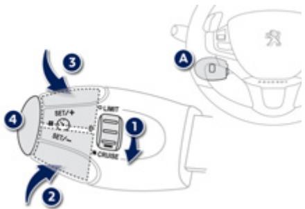 PEUGEOT 2008 - Commandes sous-volant - 1