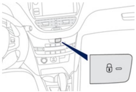 PEUGEOT 2008 - Verrouillage / déverrouillage de l'intérieur - 1