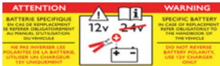 PEUGEOT 2008 - Batterie 12 v - 2