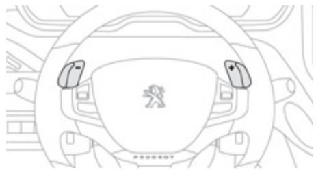 PEUGEOT 2008 - Commandes sous-volant - 1