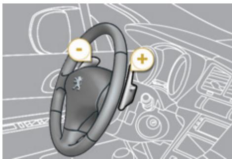 PEUGEOT 3008 - Commandes sous-volant - 1