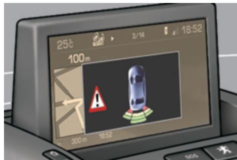 PEUGEOT 3008 - AIDE graphique et SONORE au stationnement avant et/ou arrière - 4