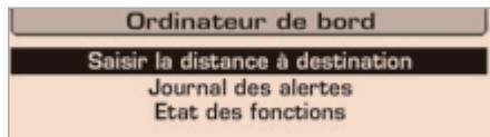 PEUGEOT 3008 - Saisir la distance jusqu'à la destination - 2