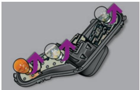 PEUGEOT 3008 - Changement des feux stop/position, recul et indicateurs - 3