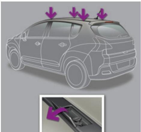 PEUGEOT 3008 - POSE des BARRES de TOIT - 1