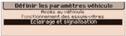PEUGEOT 3008 - Définir les paramètres véhicule - 2