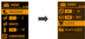 PEUGEOT 4007 - Modification du délié d'affichage du message «PAUSE CONSEILLEE» - 1