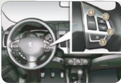 PEUGEOT 4007 - Commandes au volant - 1